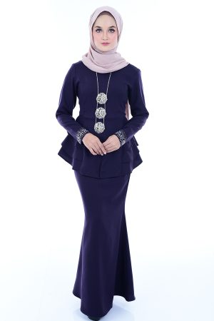 Peplum Mona Dark Purple