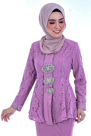 Kebaya Teja Dusty Purple