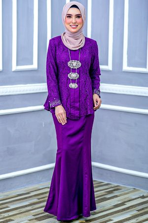 Kebaya Teja Purple Magenta