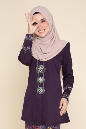 Kebaya Aisha Dark Purple