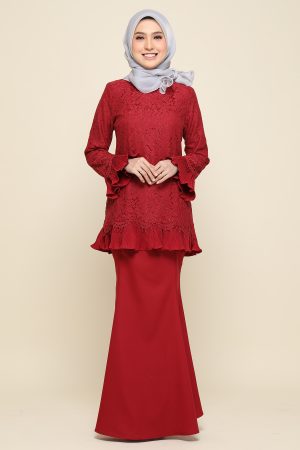 Kurung Nayra Red