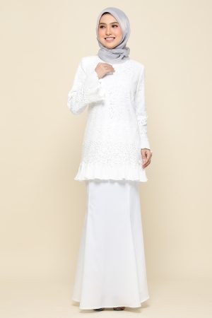 Kurung Nayra White