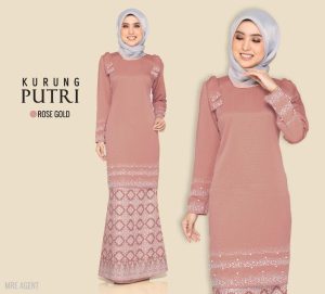 Kurung Putri Rose Gold