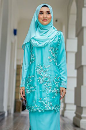 Kurung Zayyan Mint Green