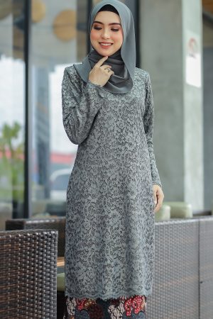 Kurung Farhana Grey