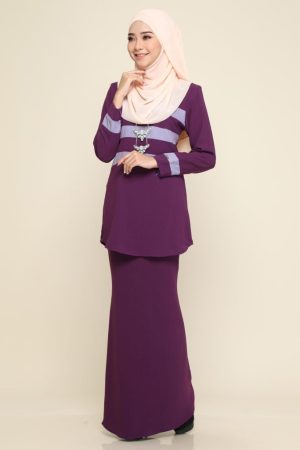 Kurung Sandra Purple