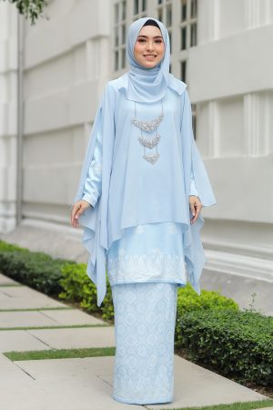 Kurung Permaisuri Baby Blue