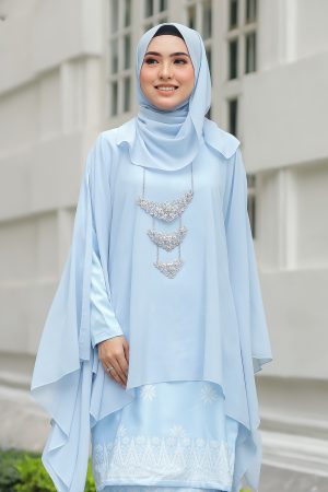 Kurung Permaisuri Baby Blue