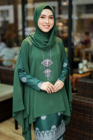 Kurung Permaisuri Emerald Green