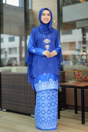 Kurung Permaisuri Royal Blue