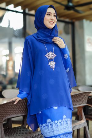 Kurung Permaisuri Royal Blue