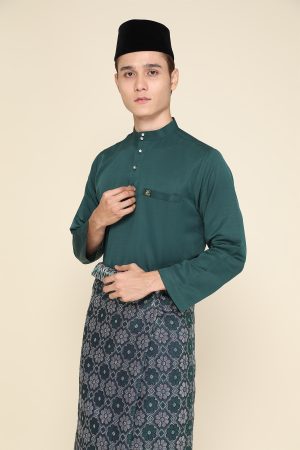 Baju Melayu Abaya Emerald Green