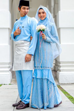 Set Couple Natasya Baby Blue (FULL SET)