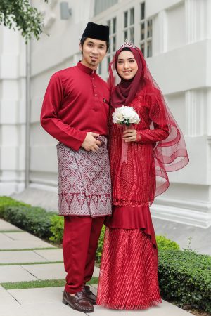 Set Couple Natasya Maroon