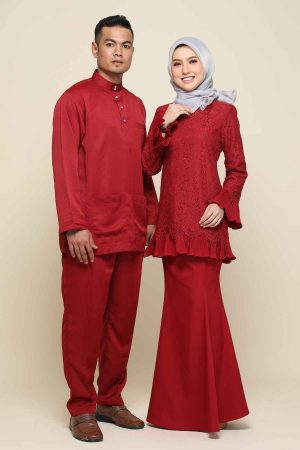 Set Couple Nayra Maroon