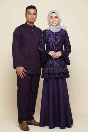 Set Couple Raysha Dark Purple