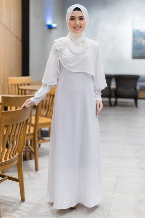 Jubah Diyana White