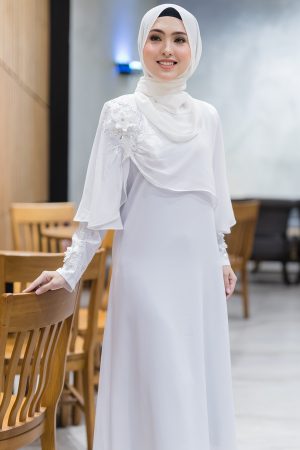 Jubah Diyana White