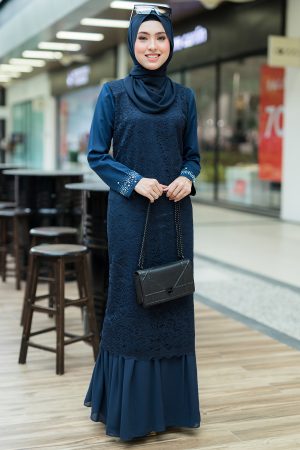 Dress Heliza Navy Blue