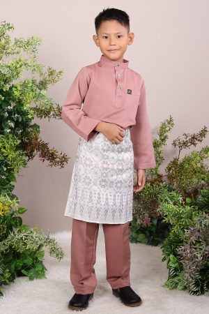 Baju Melayu Kids Rose Gold