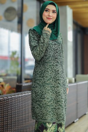 Kurung Farhana Emerald Green