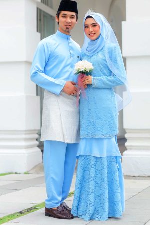 Set Couple Qayra Baby Blue (FULL SET)