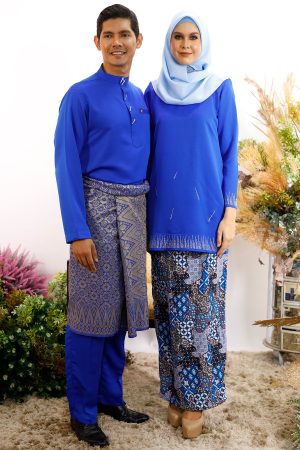 Set Couple Elsa Royal Blue