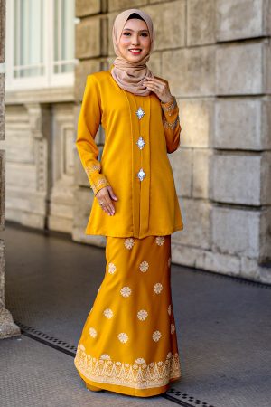 Kebaya Sareema Mustard