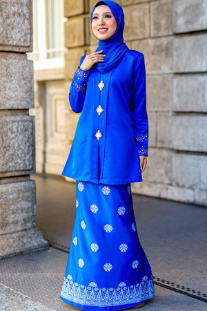 Kebaya Sareema Royal Blue