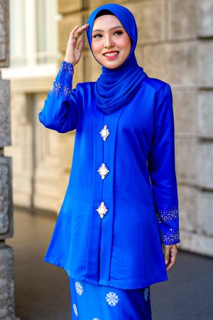 Kebaya Sareema Royal Blue