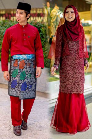 Set Couple Deena Maroon