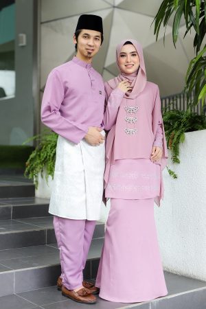 Set Couple Ratu Dusty Purple