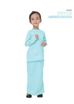 Kurung Eriyca Kids Mint Green