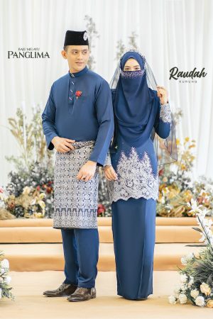 Couple Raudah Navy Blue (6 ITEM)