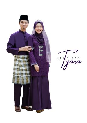 Set Couple Tyara Dark Purple – PLATINUM