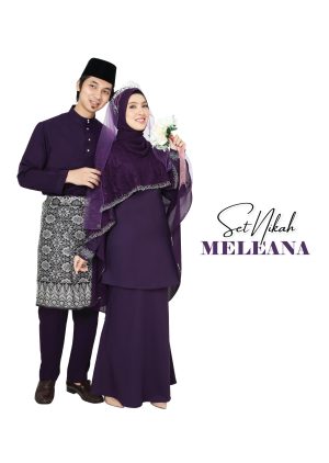 Set Couple Meleana Dark Purple – PLATINUM