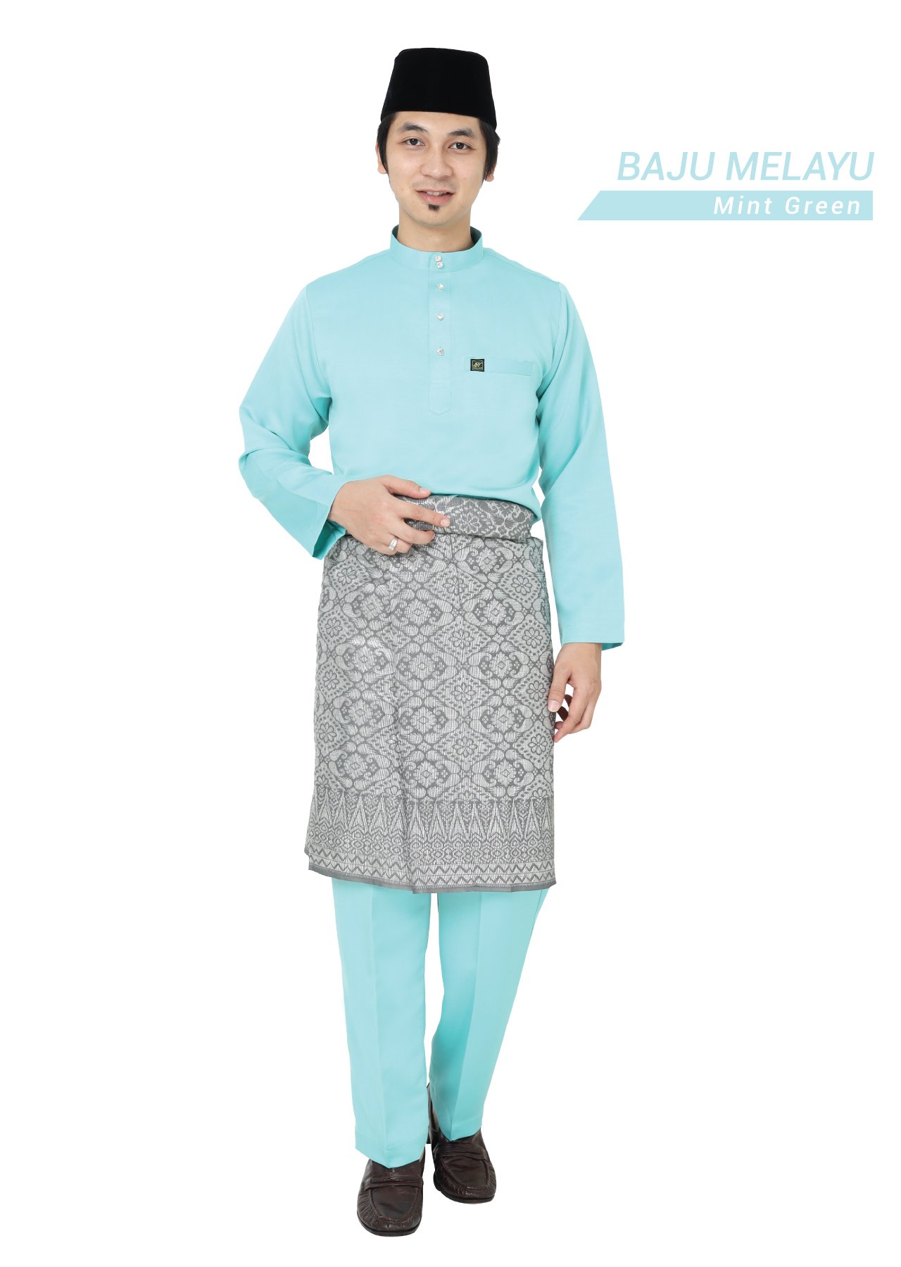 Set- Baju Melayu Al-Habib Mint Green ...
