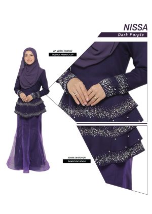 Peplum Nissa Dark Purple