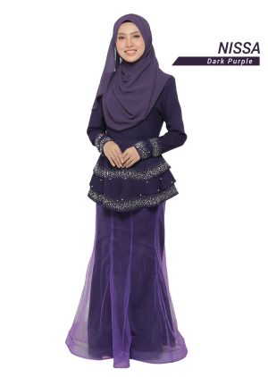 Peplum Nissa Dark Purple