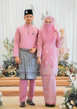 Set Couple Walinong Sari Dusty Pink – TITANIUM