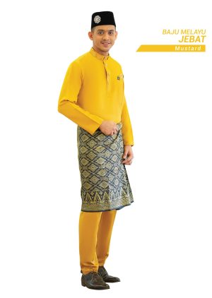 Set- Baju Melayu Jebat Mustard