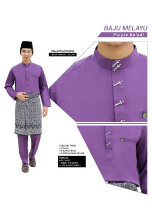 Set- Melayu Al-Habib Purple Keladi