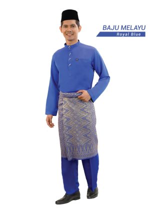 Set- Baju Baju Melayu Al-Habib Royal Blue