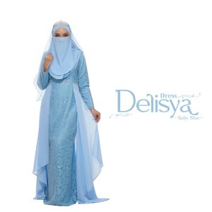 Set Dress Delisya Baby Blue (6 ITEM)