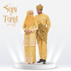 Set Suri & Tuah Premium Gold Mustard  – Titanium