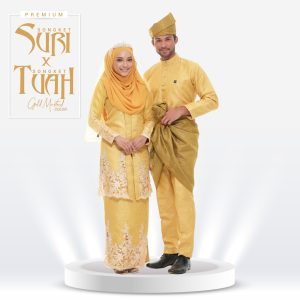 Set Suri & Tuah Premium Gold Mustard  – Titanium