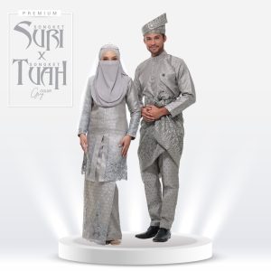 Set Suri & Tuah Premium Grey – Titanium