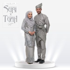 Set Suri & Tuah Premium Grey – Titanium