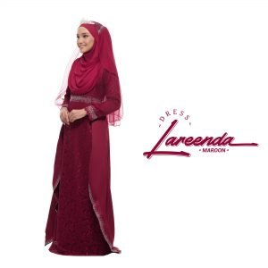 Set Dress Lareenda Maroon (6 ITEM)
