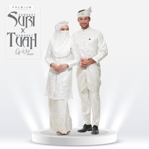 Set Suri & Tuah Premium Off White – Titanium